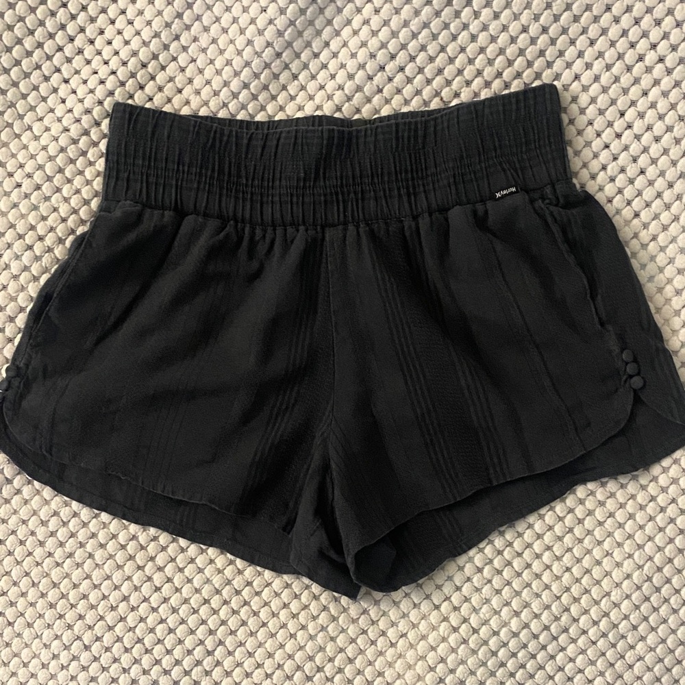 Hurley Women's Black Athletic Shorts